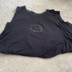 Cyclebar, high neck, tie in the back tank, Size Medium